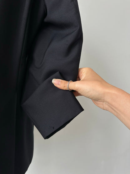 Burberry 1990s Wool Mohair Double Breasted Blazer - L/XL