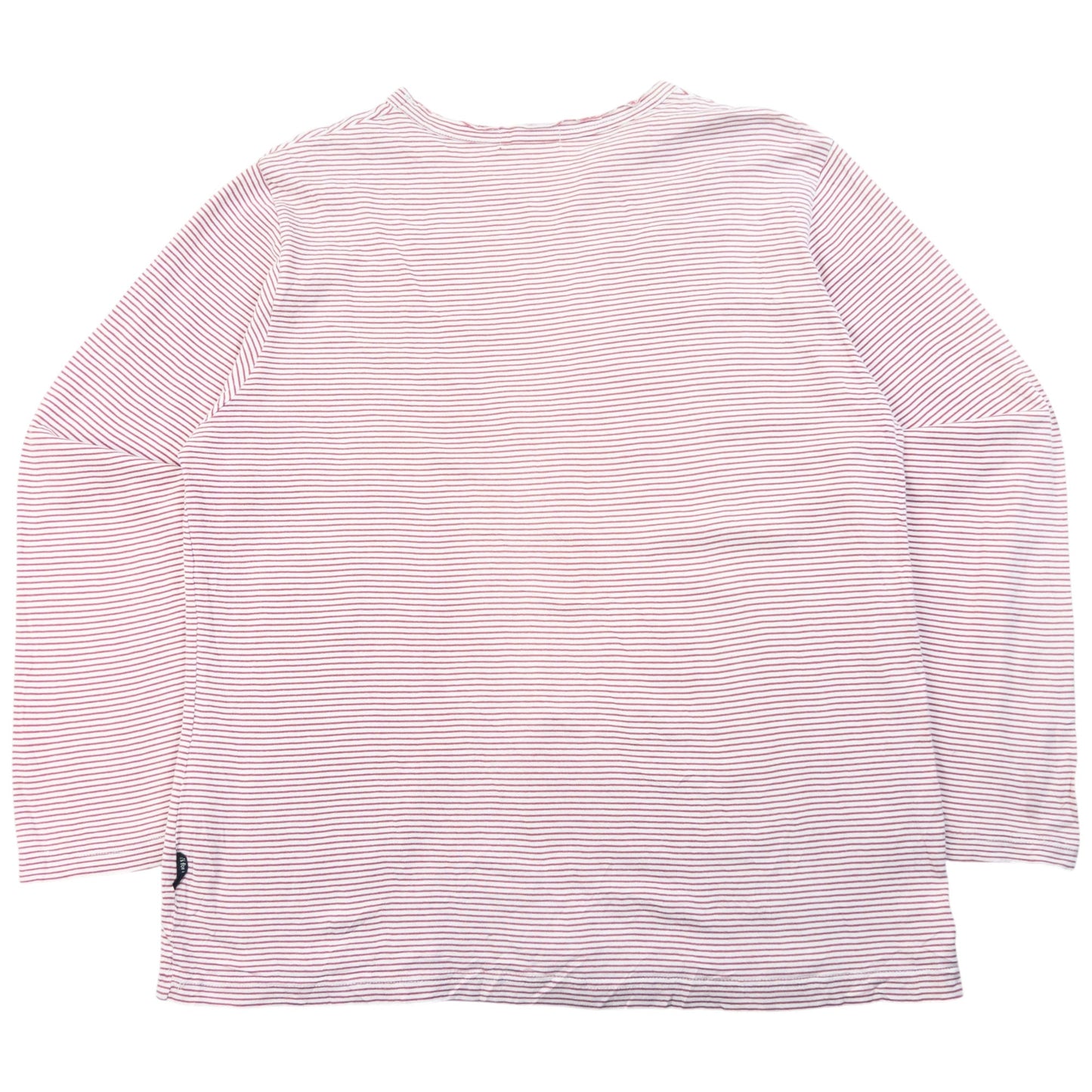 Vintage 90s Yohji Yamamoto Striped Long Sleeve T Shirt Womens Size S | Small, Pink