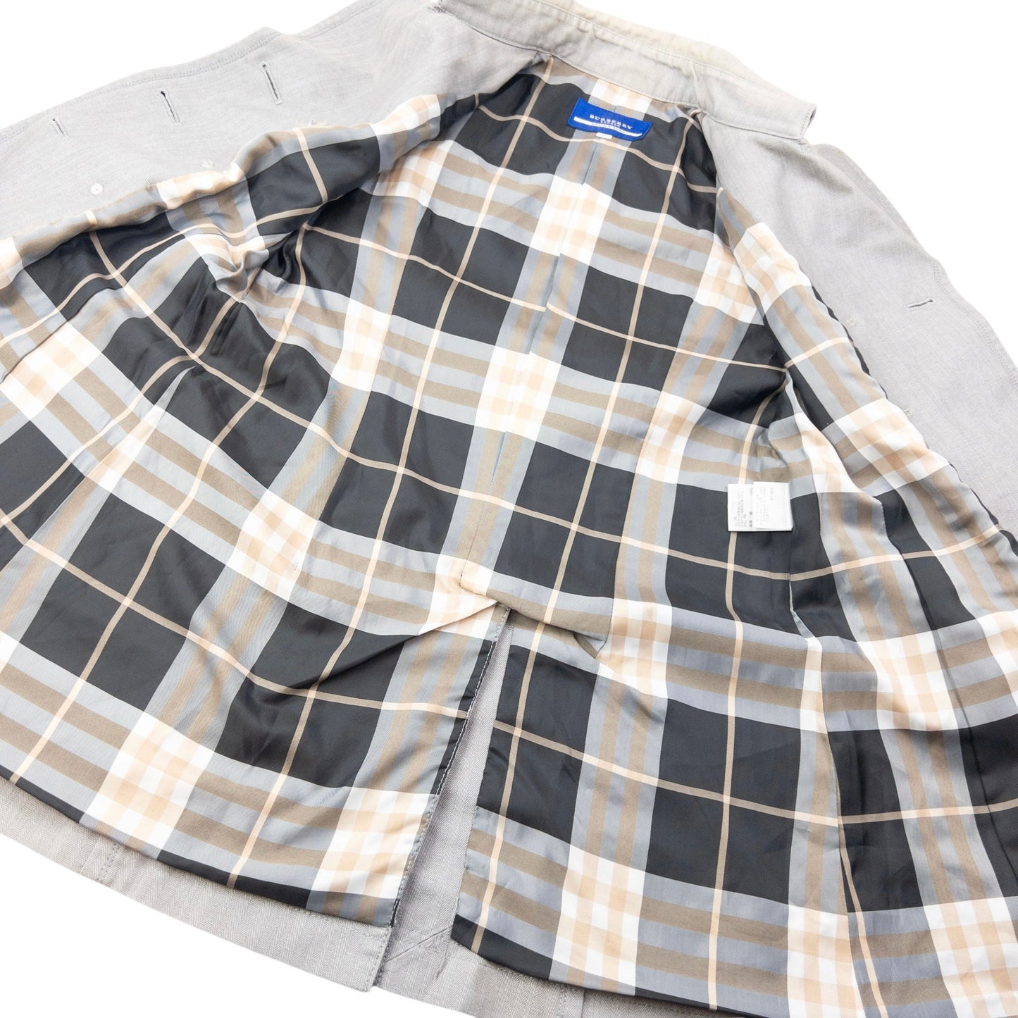 Vintage 2000s Burberry Blue Label Nova Check Lined Trench Jacket Womens Size M | Medium, Blue
