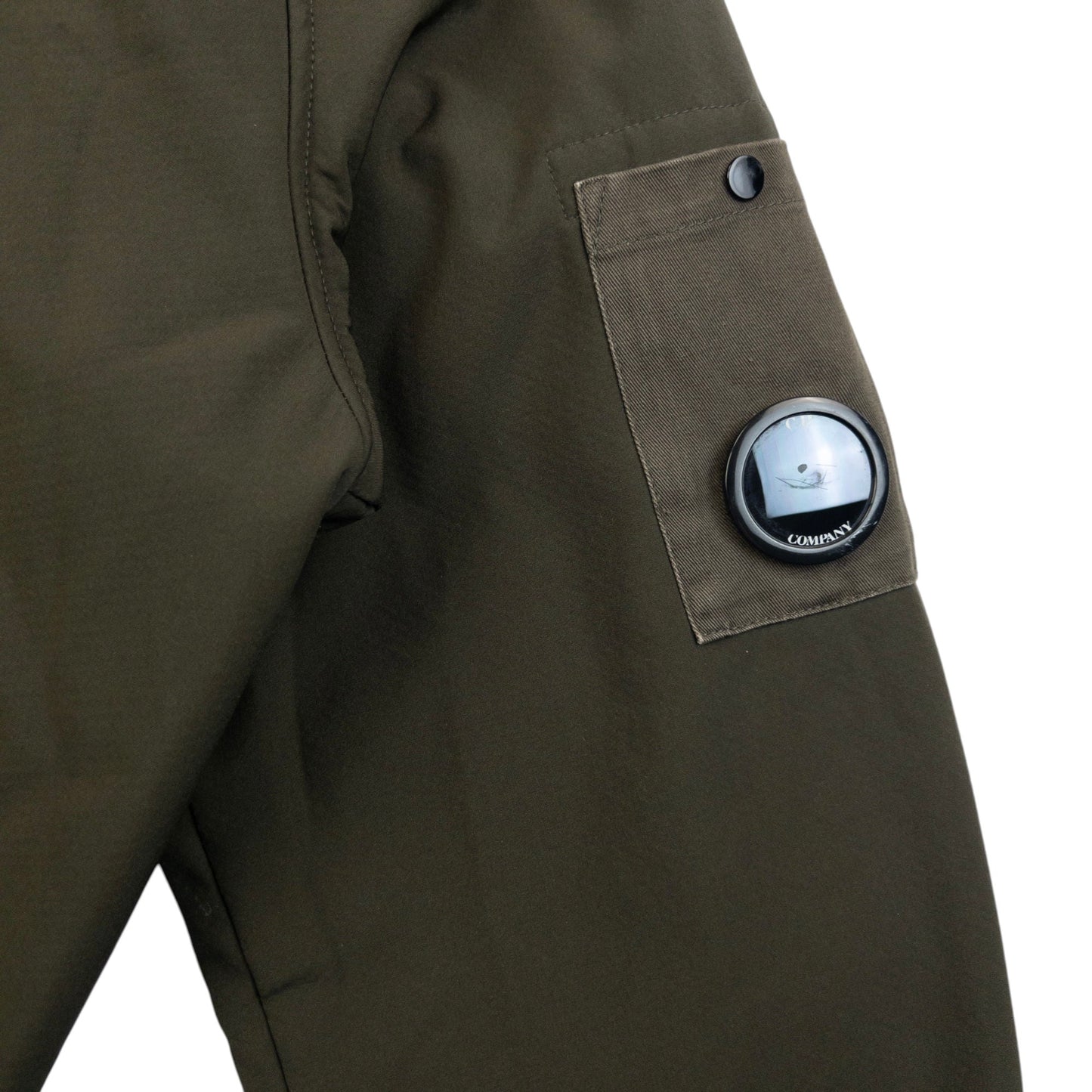 CP Company Fleece Lined Shell Jacket Size L | Large, Green