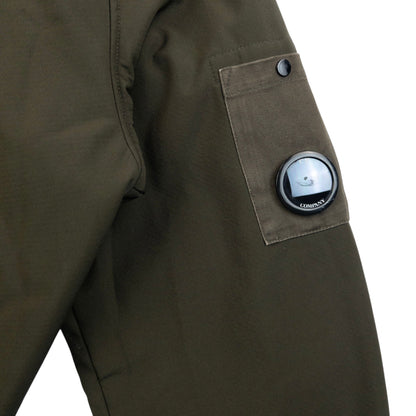 CP Company Fleece Lined Shell Jacket Size L | Large, Green