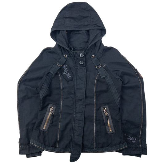 Vintage 2000s Marithe + Francois Girbaud Embroidered Jacket Womens Size L