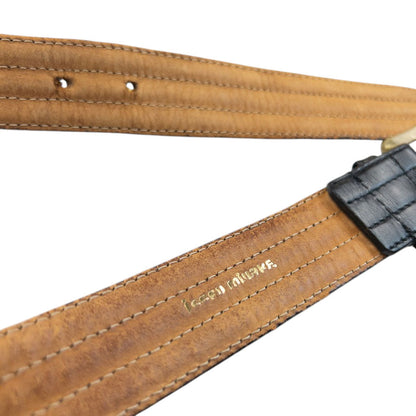 Vintage 90s Issey Miyake Leather Belt Size S | O/S, Black