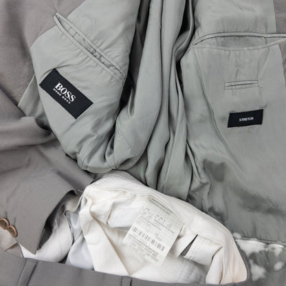 Vintage 2000s Hugo Boss Einstein Sigma Jacket & Trousers Suit Set Size S | Small, Grey