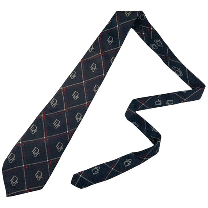 Vintage Dior Monogram Silk Tie