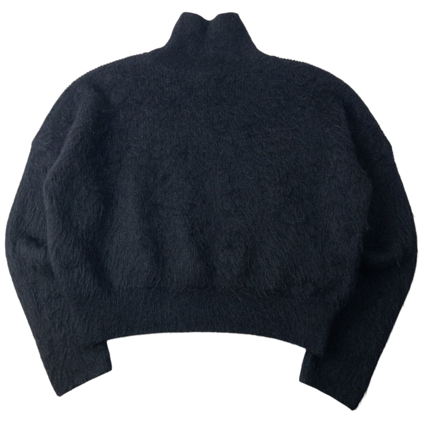 Vintage Hugo Boss Mohair Wool Turtleneck Jumper Womens Size M | Medium, Black