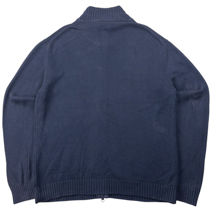 Vintage 2000s Armani Jeans Zip Up Jumper Size M