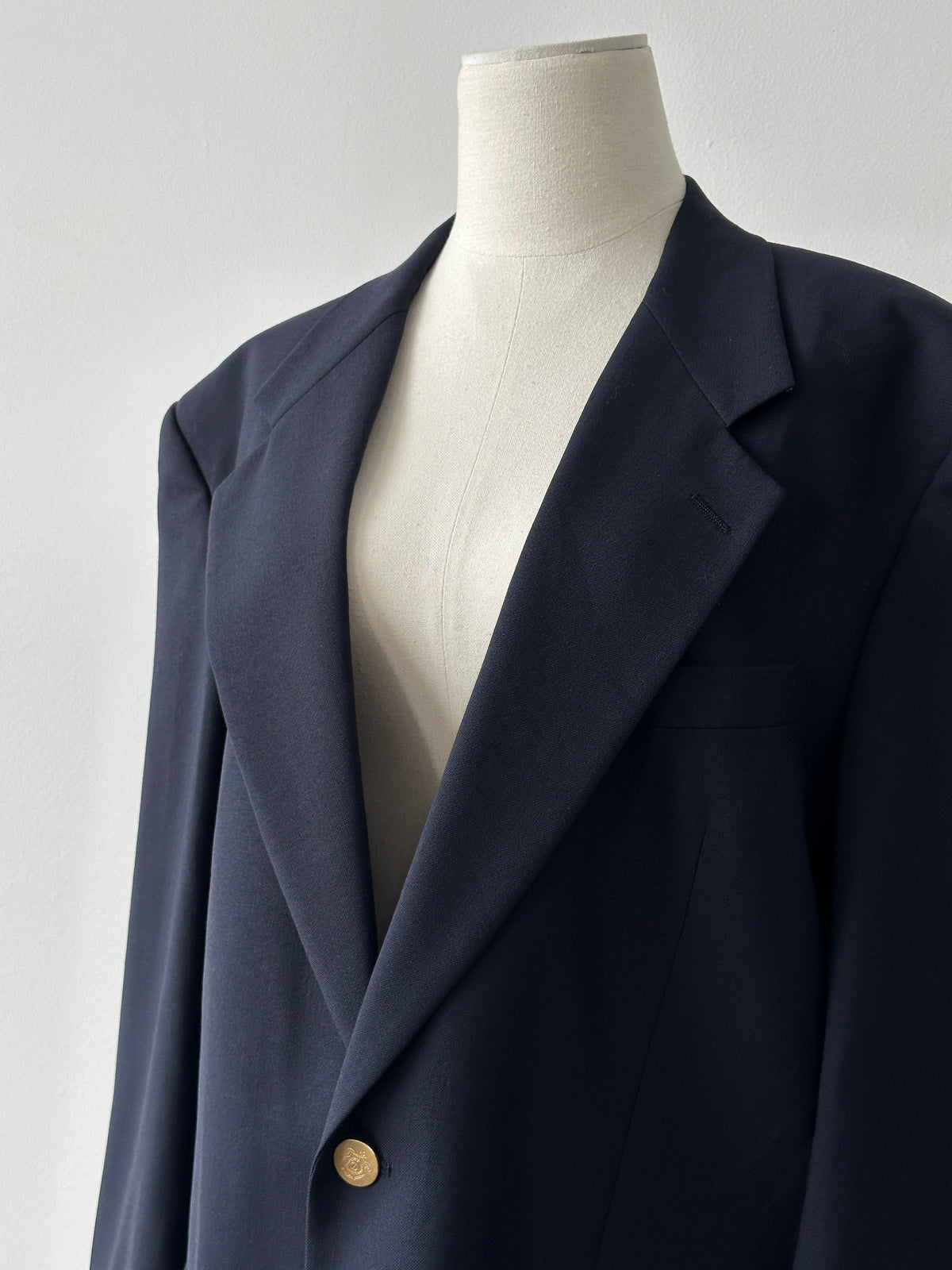 Christian Dior 1990s Bespoke Button Single Breasted Blazer - L-XL