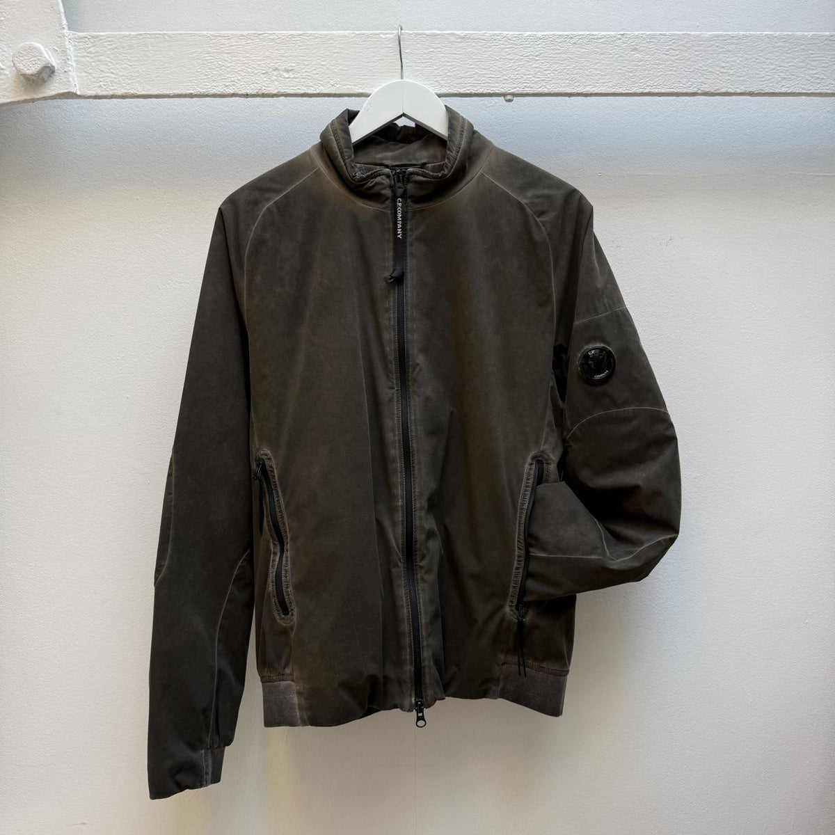 CP Company Pro Tek Re Colour Bomber Jacket (M/L) | Medium, Olive