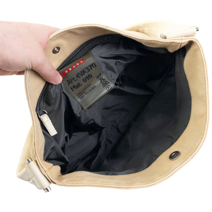 Vintage 2000s Prada Sport Shoulder Bag | O/S, Beige