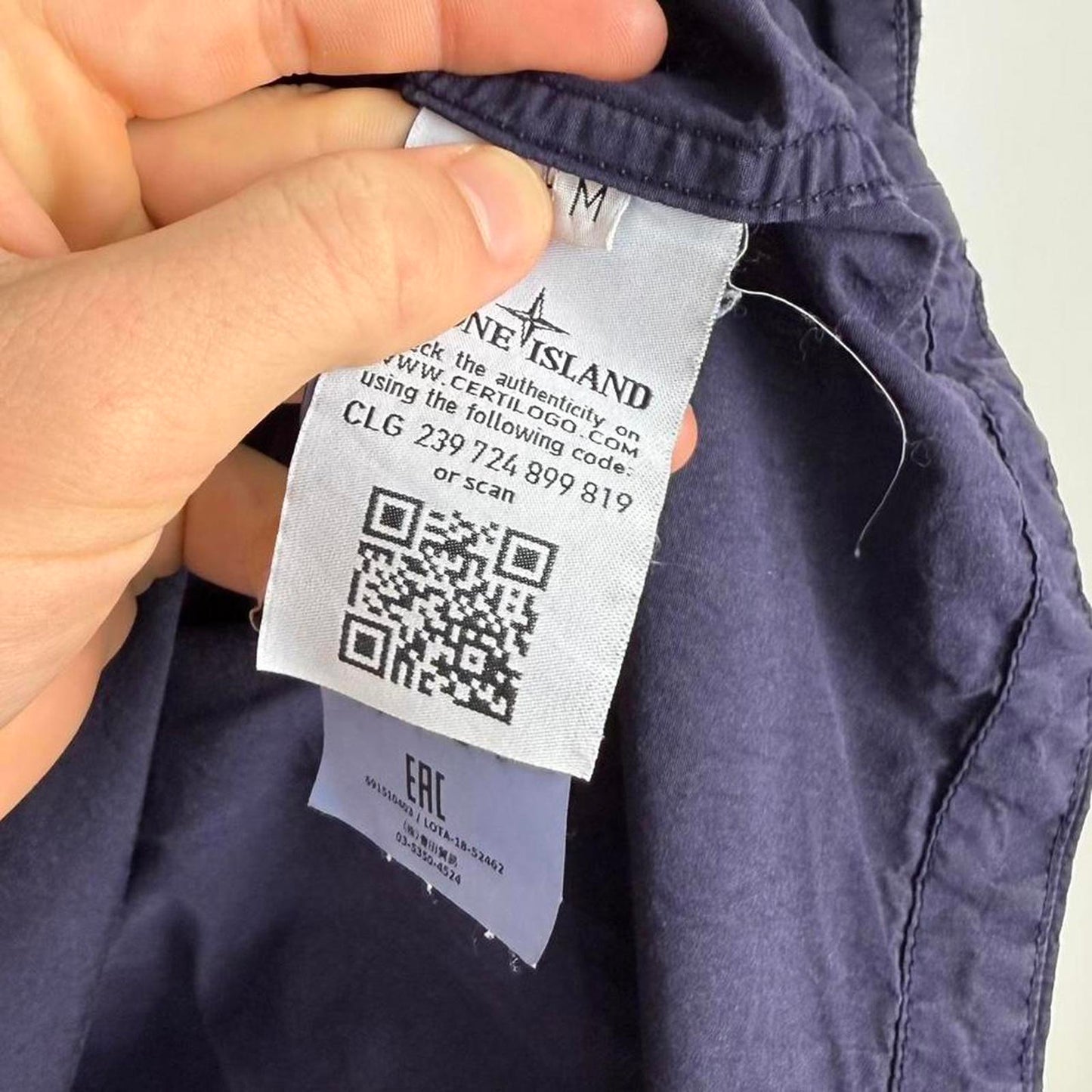 Stone Island Smock Pullover Canvas Jacket (M) | Medium, Purple