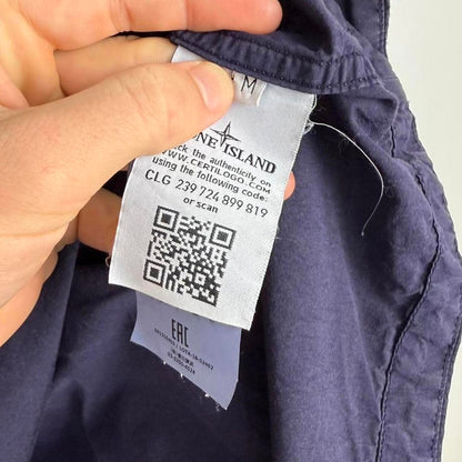 Stone Island Smock Pullover Canvas Jacket (M) | Medium, Purple