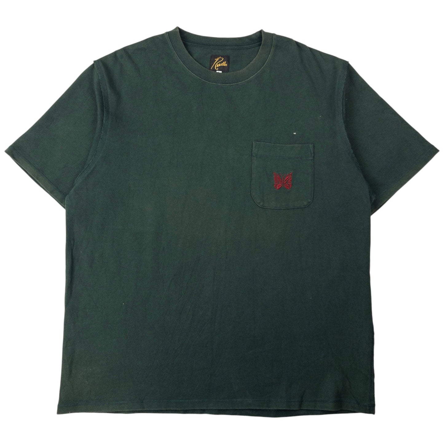 Vintage Needles Embroidered T Shirt Size L