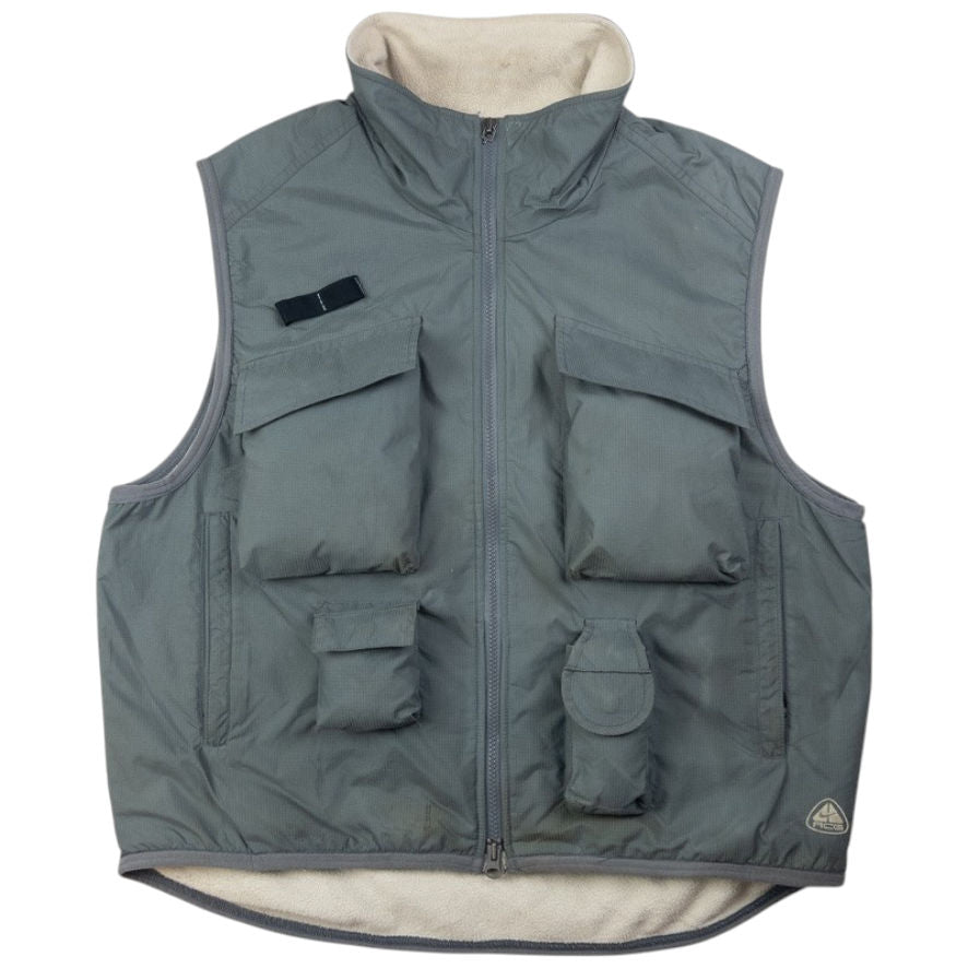 Vintage Nike ACG Fleece Lined Cargo Gilet Size M