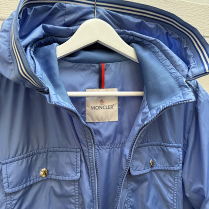Moncler Jeanluc Windbreaker Jacket (L) | Large, Blue