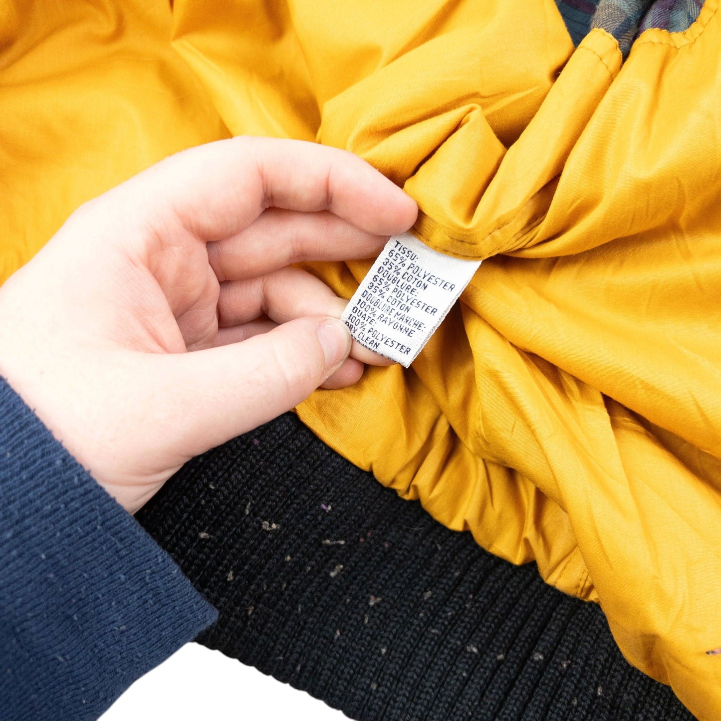 Vintage 80s YSL Yves Saint Laurent Bomber Jacket Size L | Large, Black