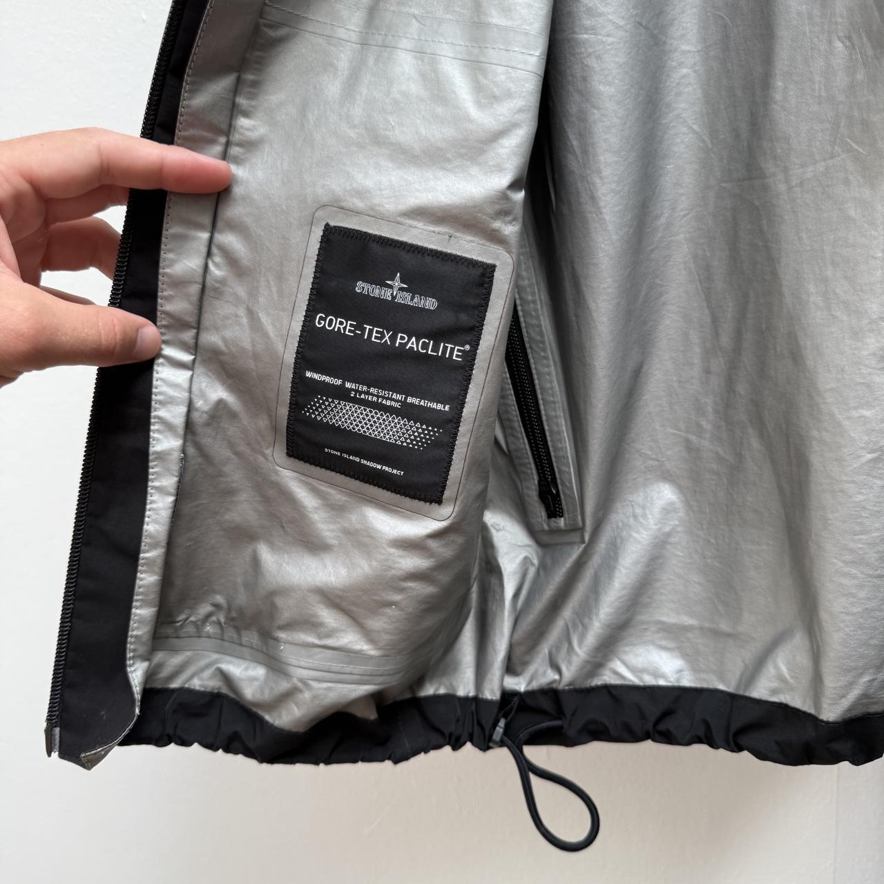 Stone Island Goretex Paclite Jacket in Black (S) | Small, Black