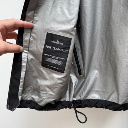 Stone Island Goretex Paclite Jacket in Black (S) | Small, Black