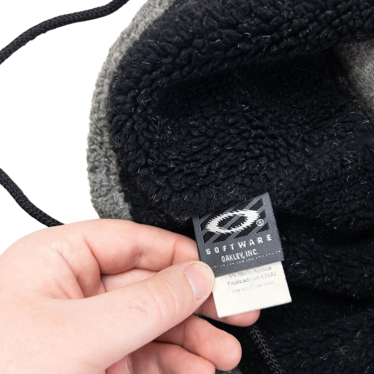 Vintage 2000s Oakley Moscow Fleece Trapper Hat | O/S, Black