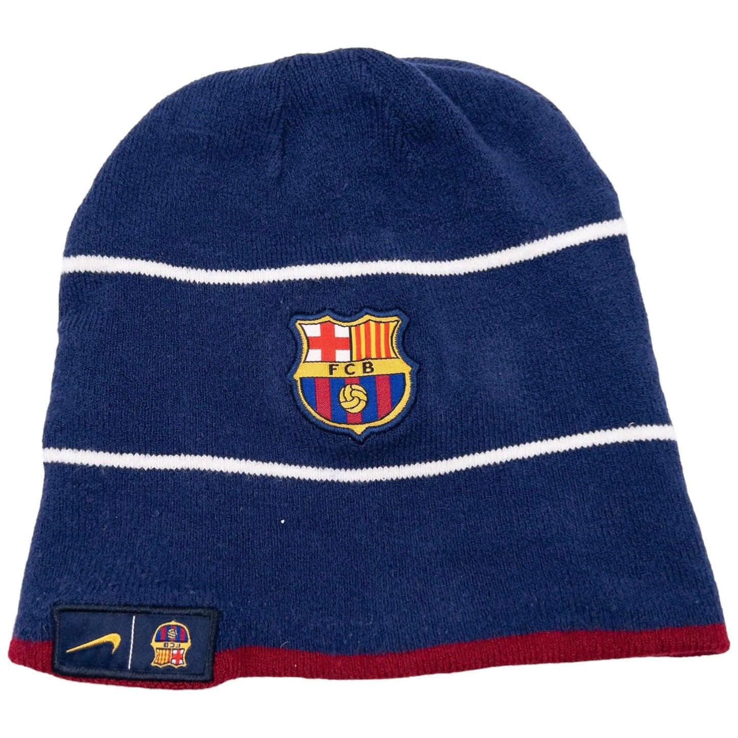 Vintage Nike Barcelona Reversible Beanie Hat - Known Source