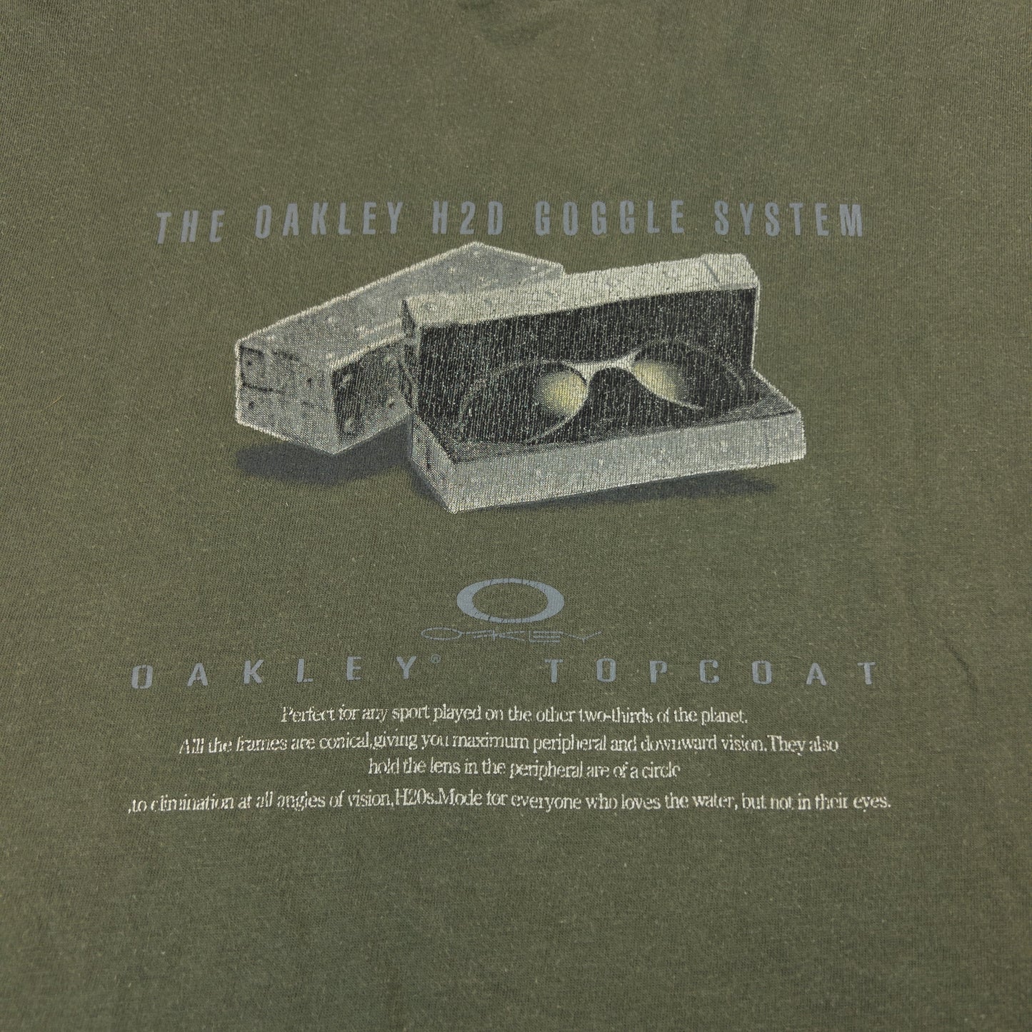 Vintage Oakley Sunglasses Graphic T Shirt Size XL