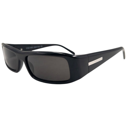 Vintage 2000s Prada Iridescent Lens Sunglasses | O/S, Black