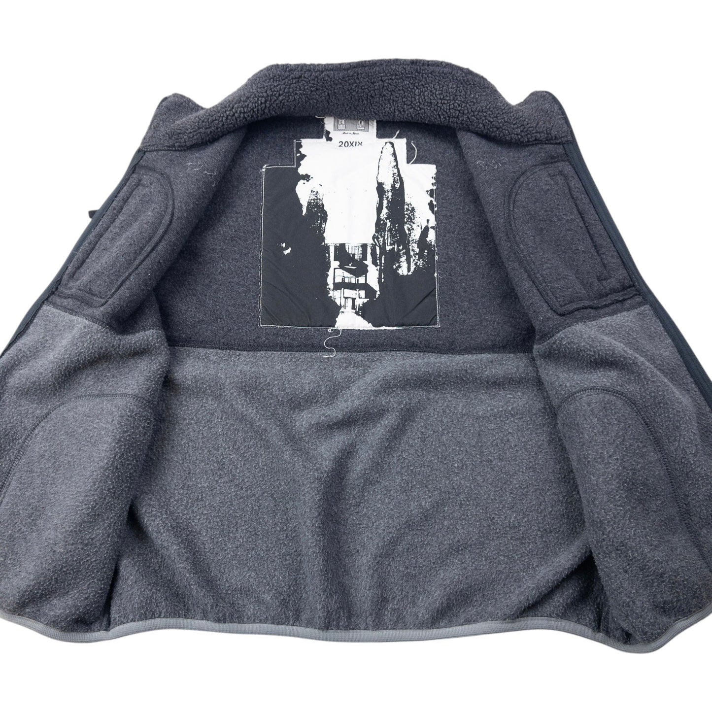 Cav Empt Zip Up Fleece Gilet Size M