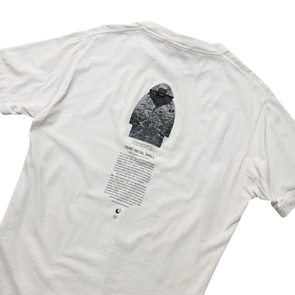 Stone Island Archivo Pure Metal Shell T-Shirt | Medium, White
