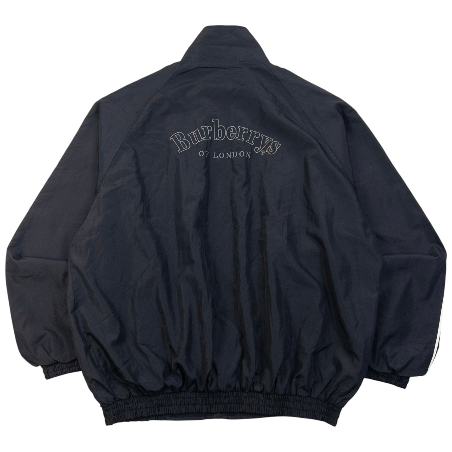 Vintage 90s Burberry Embroidered Zip Up Jacket Size XL | XL, Navy