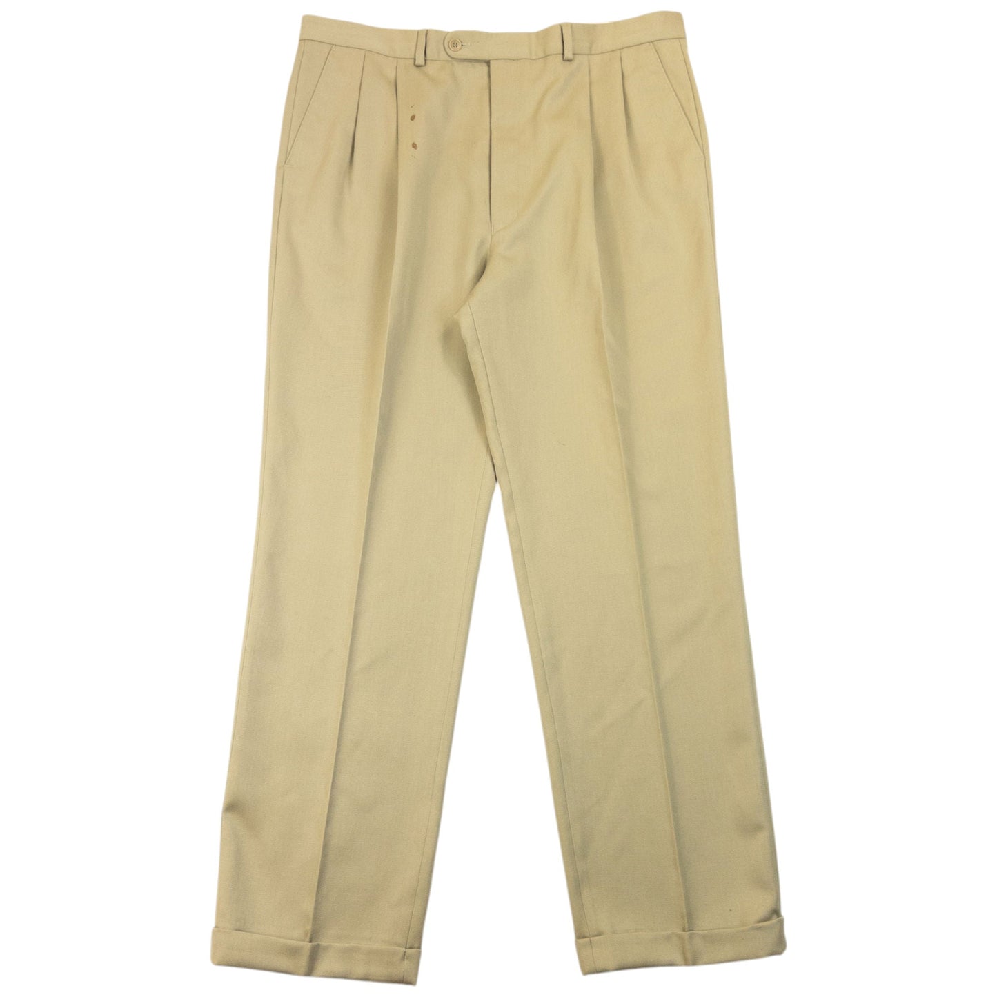 Vintage 90s YSL Yves Saint Laurent Jacket & Trousers Suit Set Size XL | XL, Beige