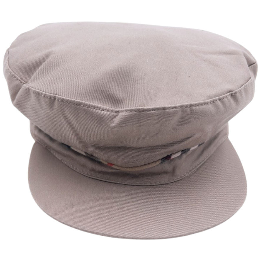Vintage 80s Burberry Newsboy Hat Size M | O/S, Beige