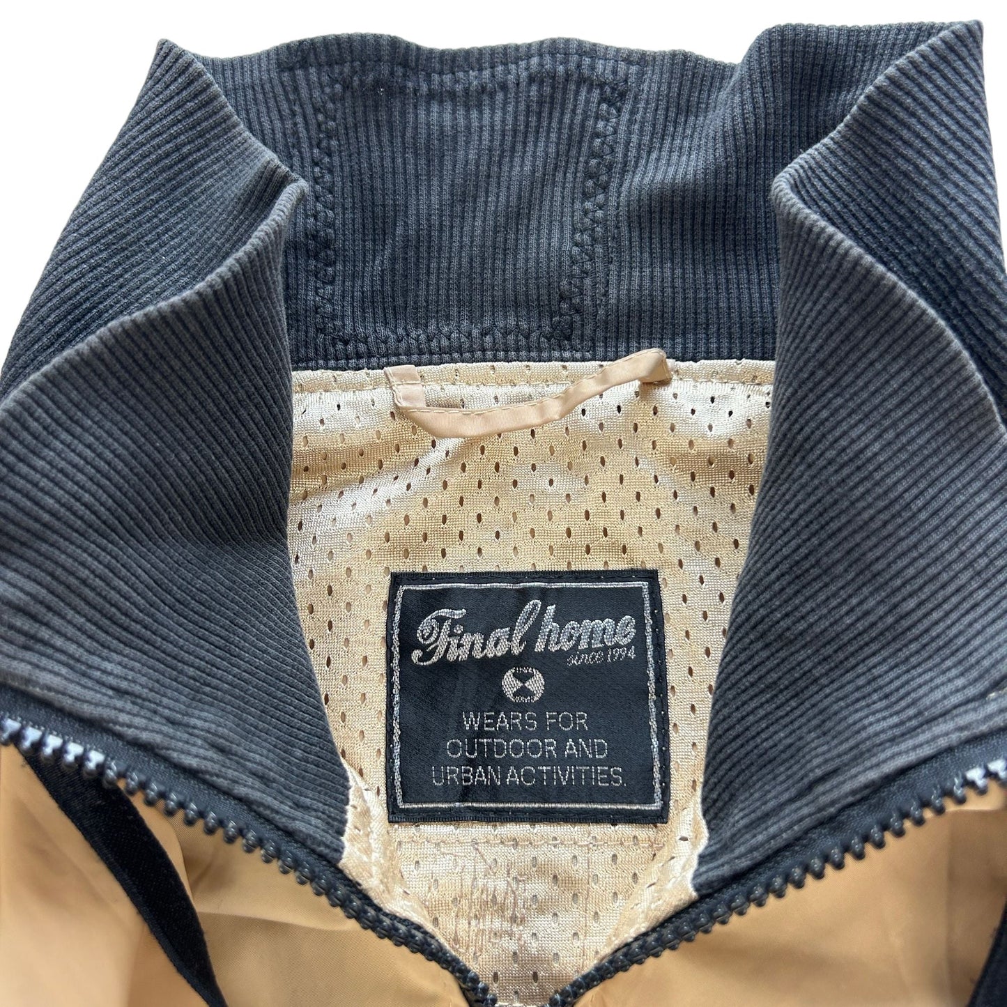 Vintage Final Home By Issey Miyake Multi Zip Hooded Jacket Size M