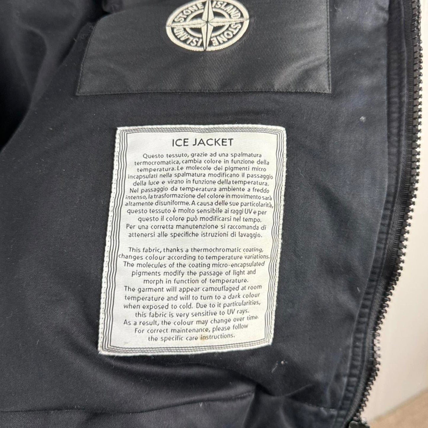 Stone Island Ice Jacket Blue (XXL) | XXL, Blue