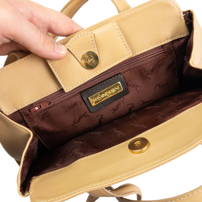 Vintage YSL Yves Saint Laurent Leather Heart Shoulder Bag