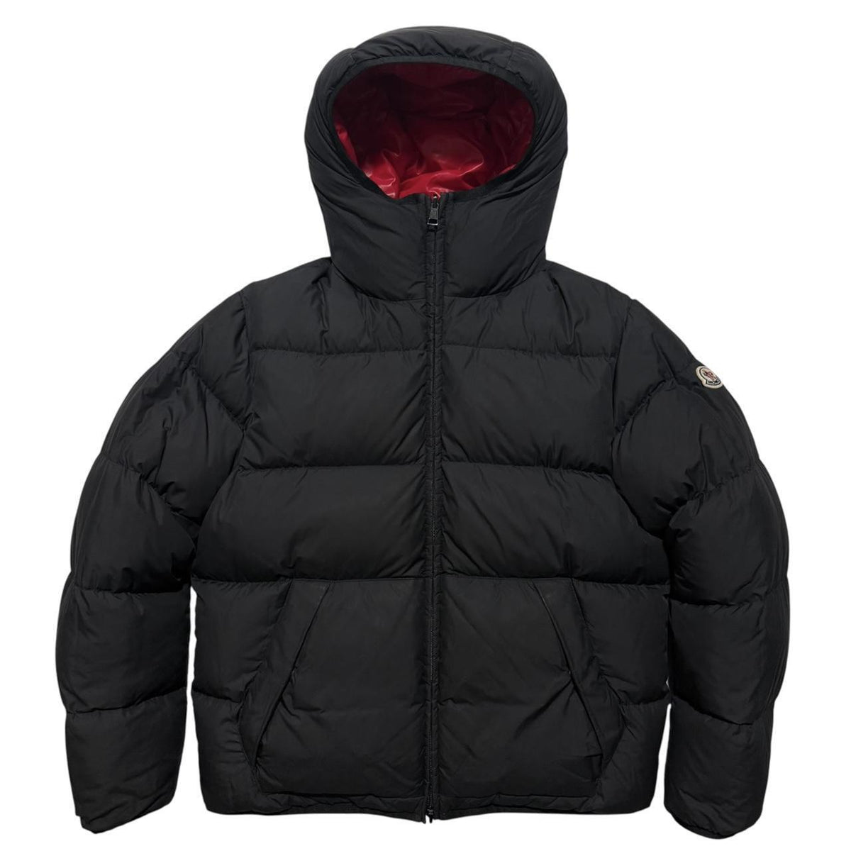 Moncler Lumiere Reversible Down Jacket | Medium, Black, Red