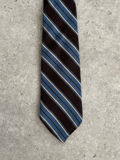 Vintage 1990s Wool Striped Tie