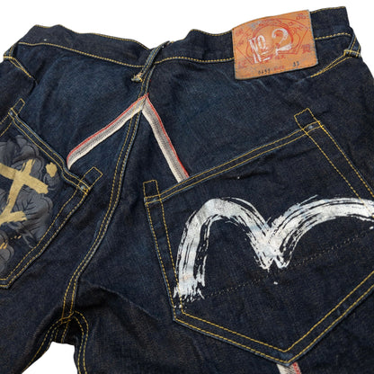 Vintage Evisu Gull Symbol Japanese Denim Jeans Size W33