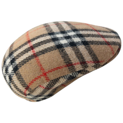 Vintage 90s Burberry Nova Check Structured Flat-Cap Hat | O/S, Brown