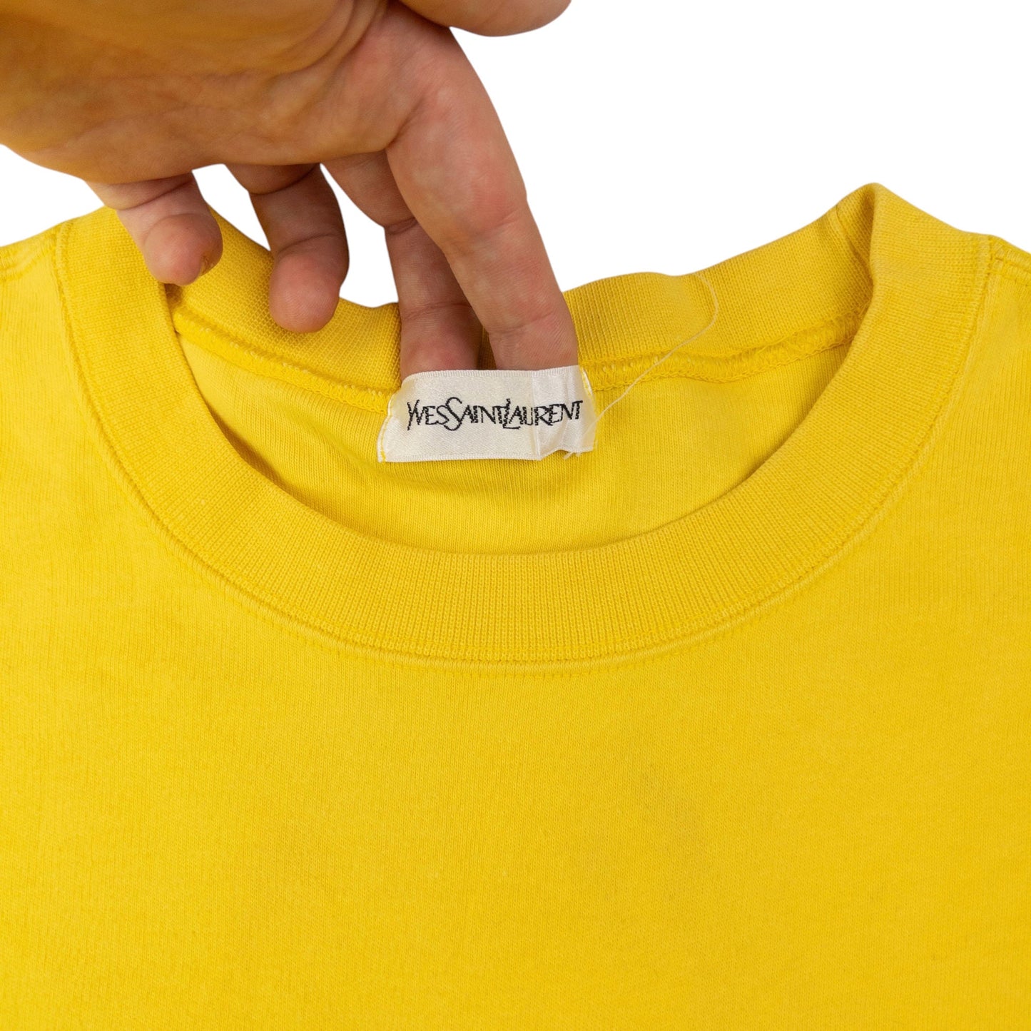 Vintage YSL Yves Saint Laurent Embroidered Sweatshirt Size S