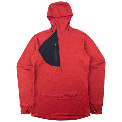 Vintage 2000s Patagonia Half Zip Waffle Fleece Hoodie Size S | Small, Red