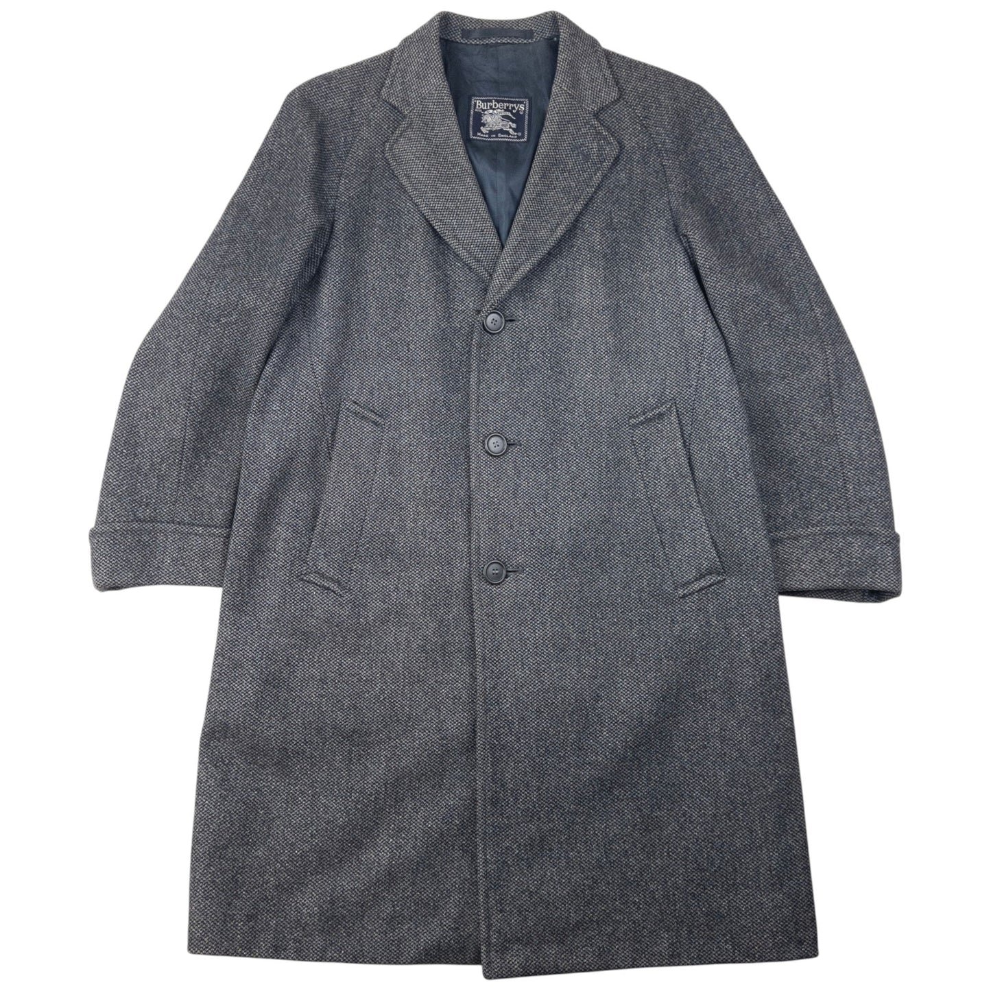 Vintage Burberry Longline Wool Jacket Size M