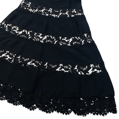 Vintage Valentino Lace Dress Womens Size S | Small, Black