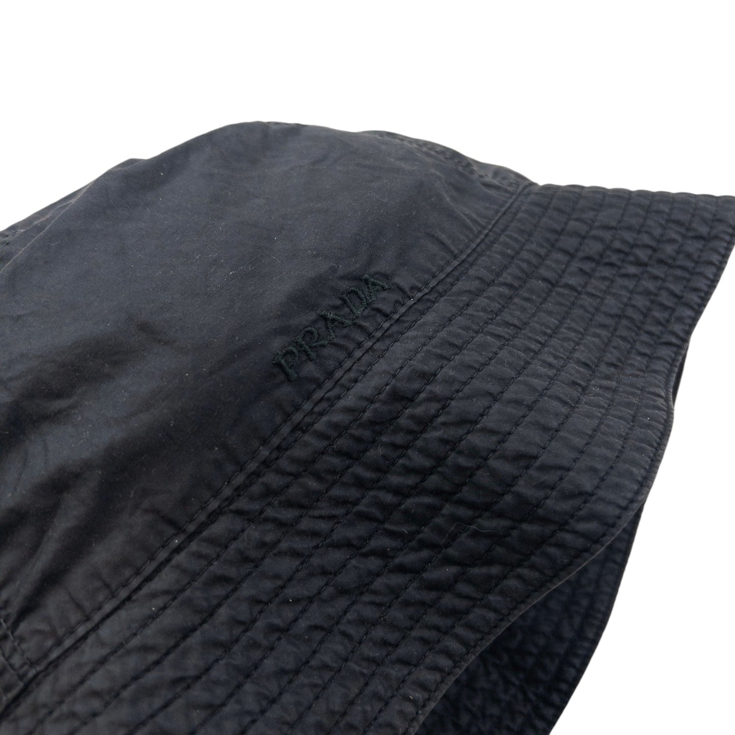 Vintage 2000s Prada Bucket Hat | O/S, Black