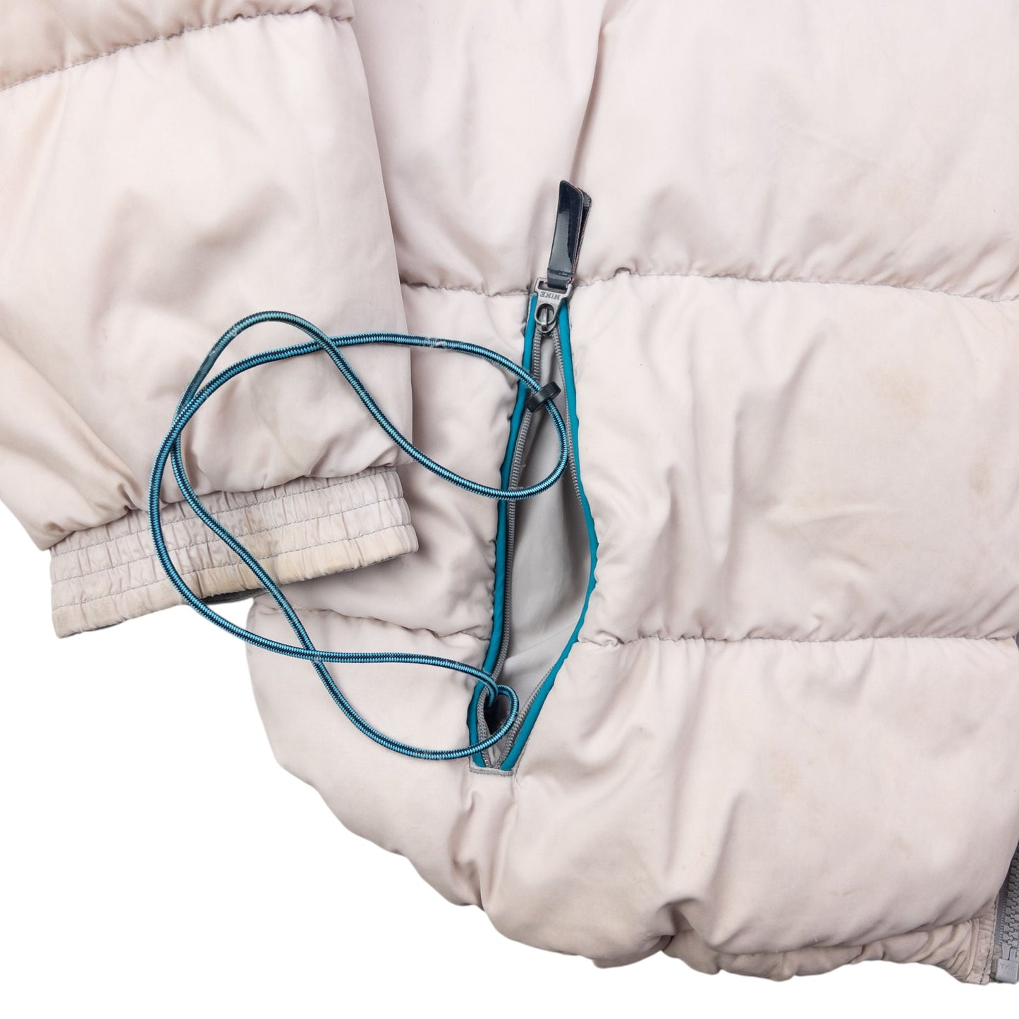 Vintage 2000s Nike Zip Up Puffer Jacket Size L