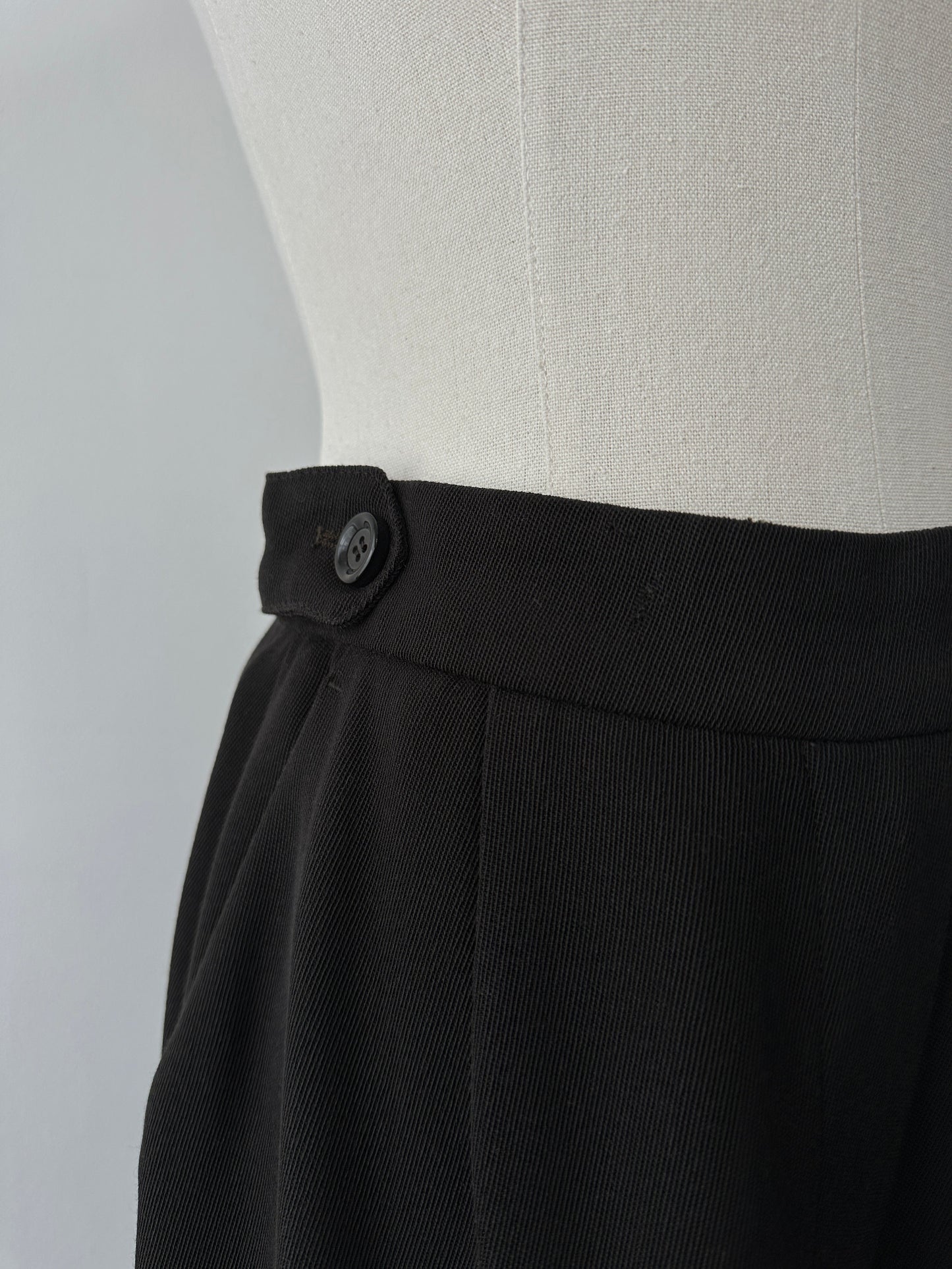 Mani 1990s Pure Wool Straight Leg Trousers - W26