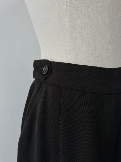 Mani 1990s Pure Wool Straight Leg Trousers - W26