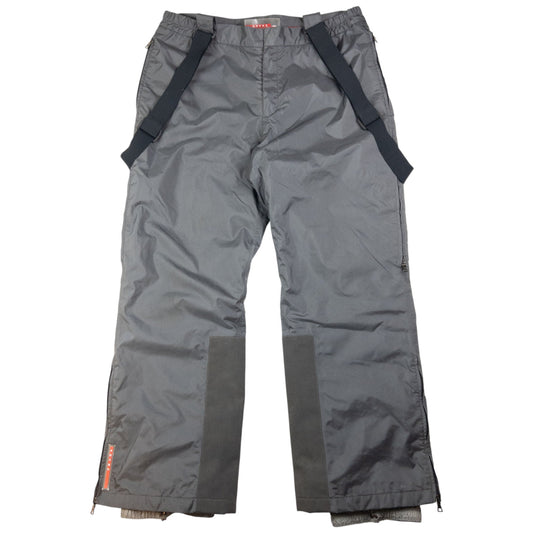 Vintage Prada Sport Suspender Snowboarding Trousers Size W38