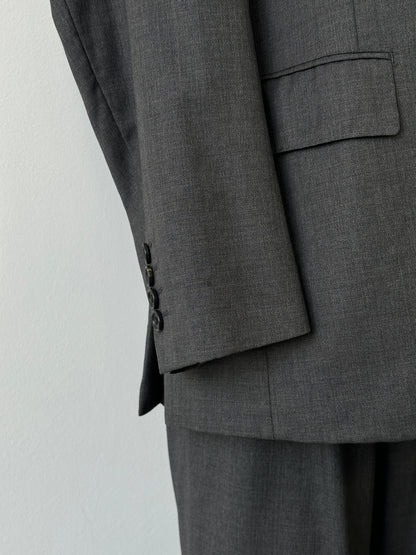 Loro Piana x Durban 1990s Pure Wool Straight Leg Suit - 38S/W30