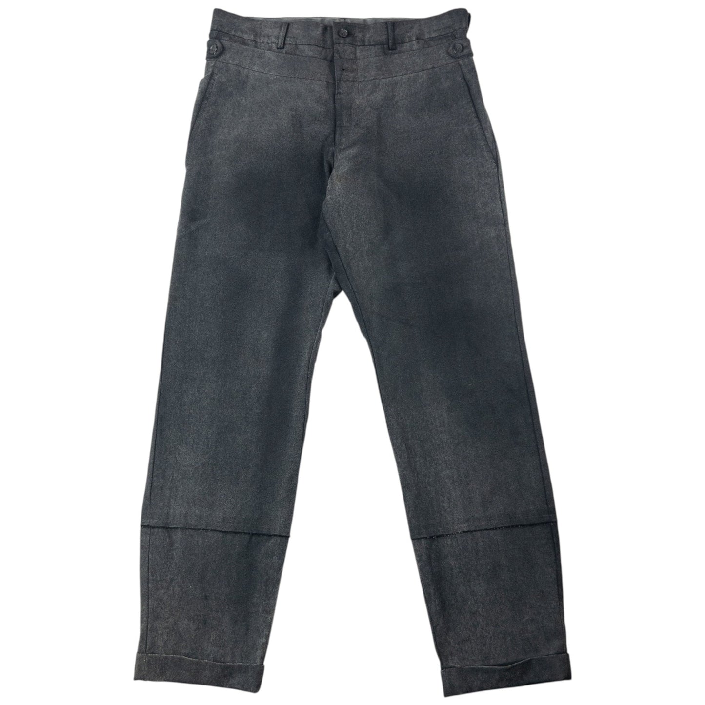 Vintage 2000s Comme Des Garçons HOMME Plus Double Waist Trousers Size W31 | W31, Grey