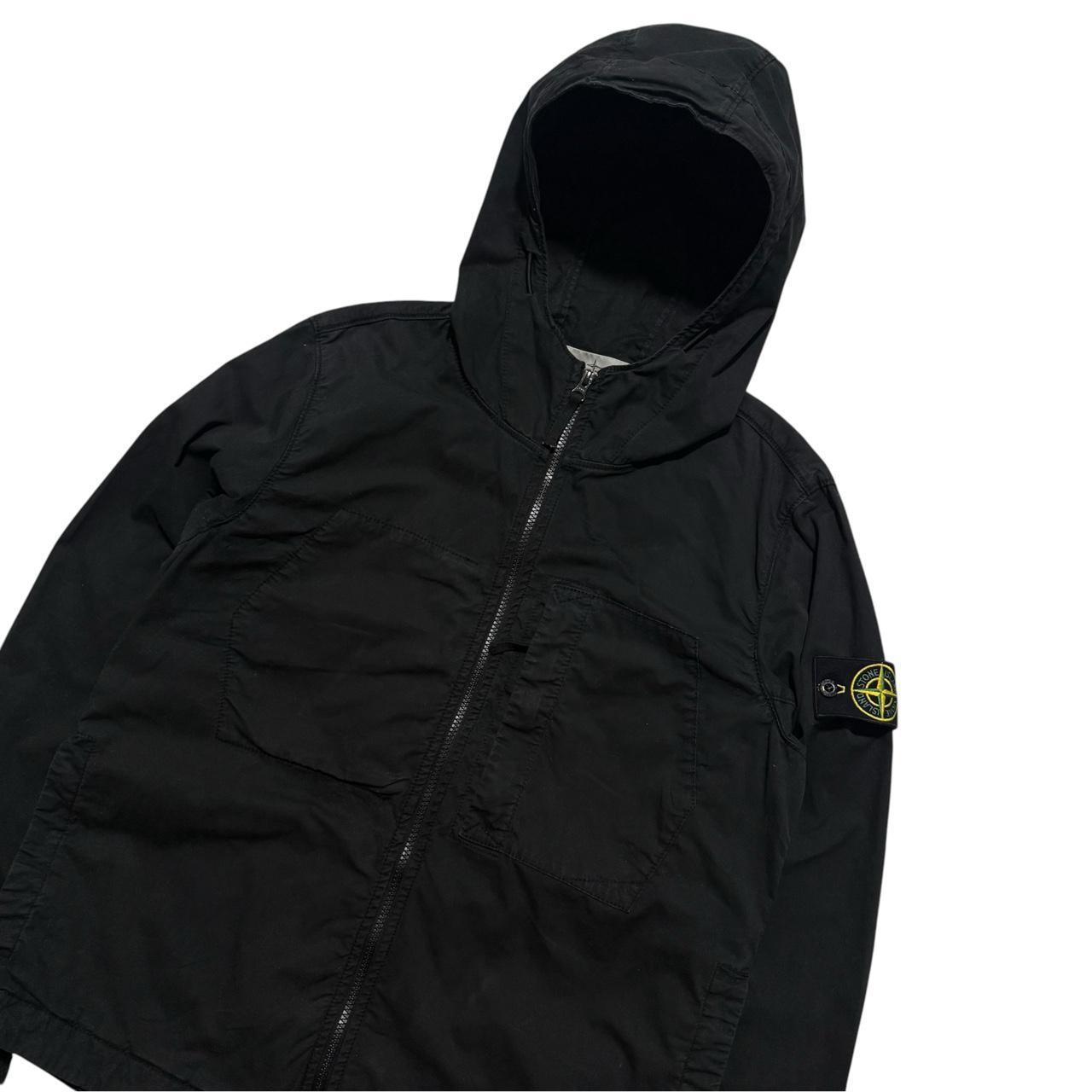 Stone Island Supima Cotton Twill Jacket | Small, Black